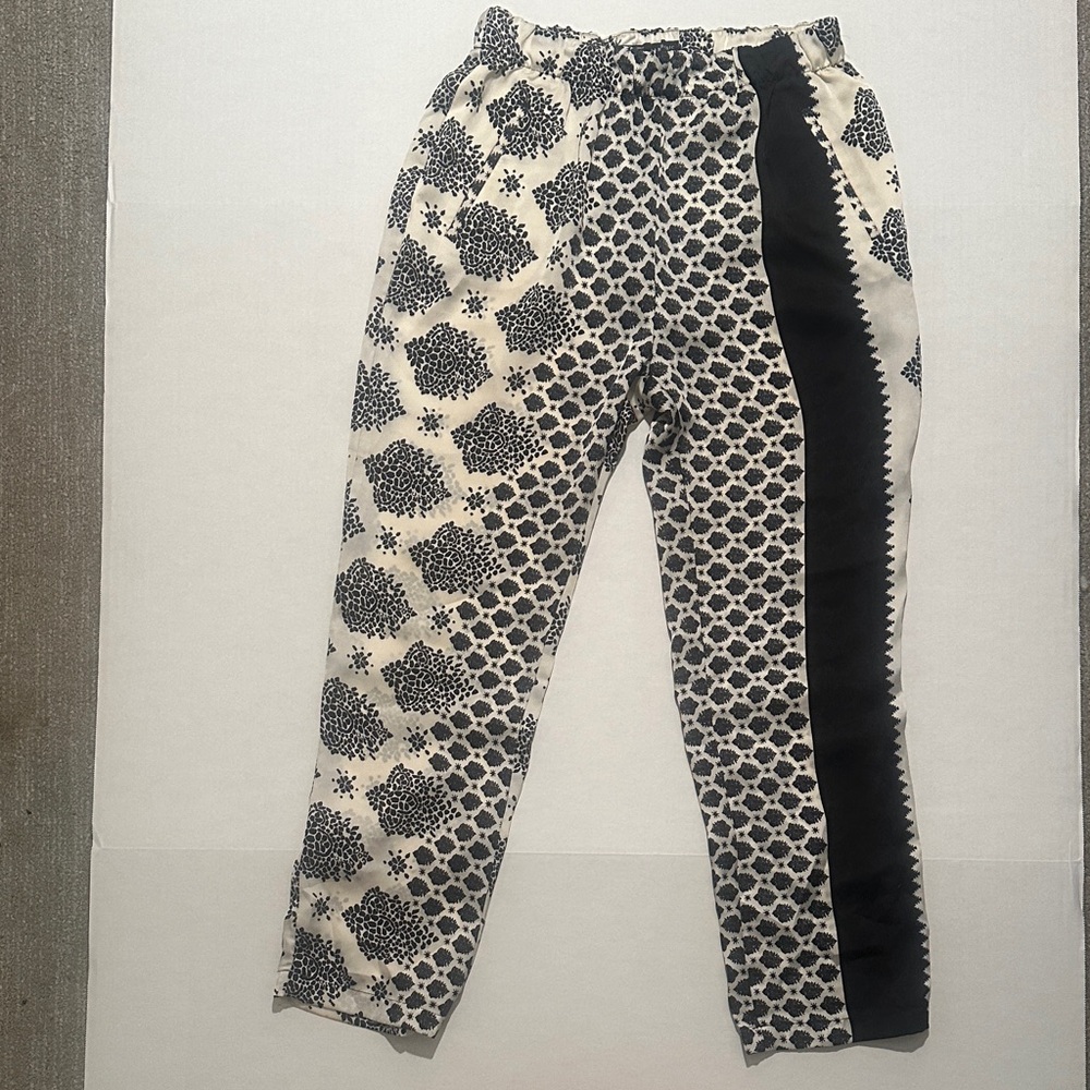 Zara Satin Printed Pants